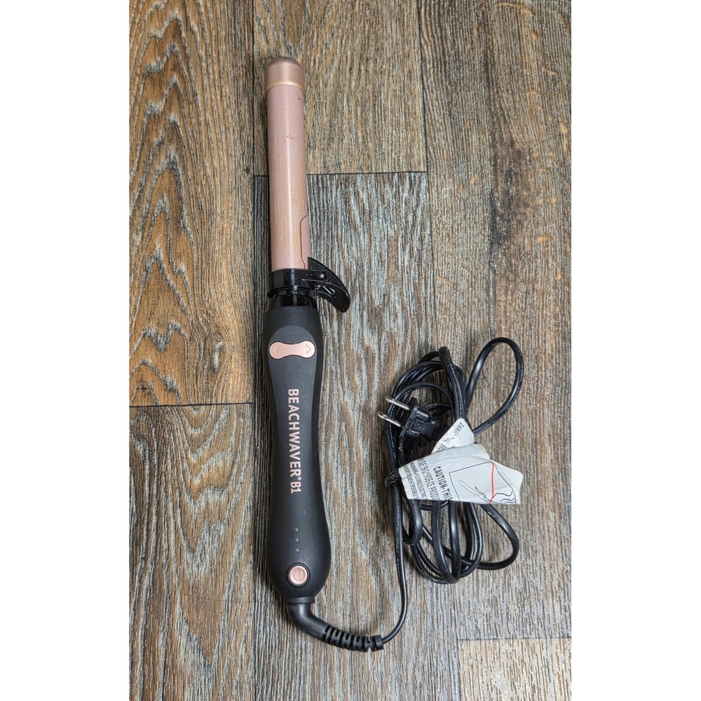 Beachwaver B1 Rotating Curling Iron 1 Inch Midnight Rose Black BW16020
